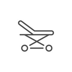 Stretchers line icon