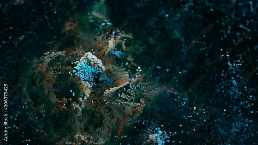 Canvas Prints unique particle cloud render of the tarantula nebula. cg recreation. 4k.