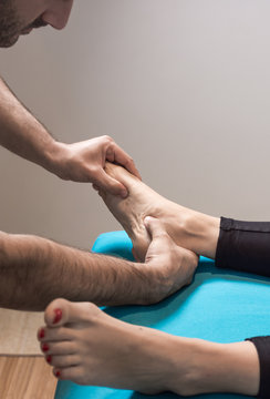 Alternative therapy body treatment.