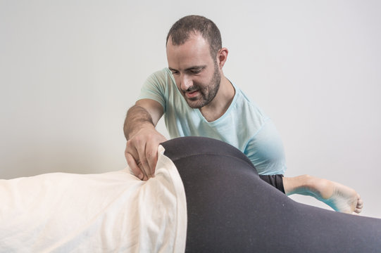 Alternative therapy body treatment.