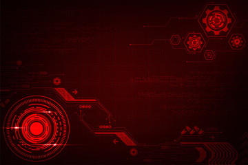 Vector background in the concept of technology.
