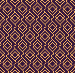 Luxury Geometric Pattern. Vector seamless pattern. Modern linear