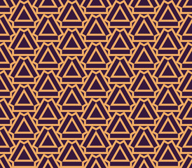 Luxury Geometric Pattern. Vector seamless pattern. Modern linear
