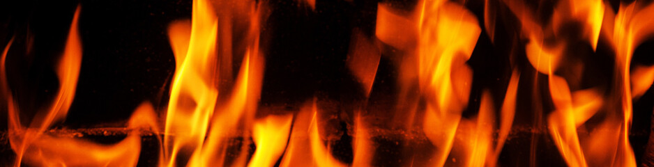 Fire. Background. Element. Banner for website. The concept of nature.