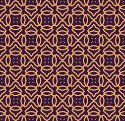 Vector seamless pattern. Modern stylish abstract texture. Repeating geometric linear tiles pattern background