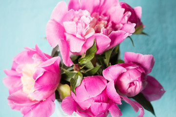 bouquet of peonies