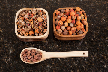 Corozo tropical fruit - Bactris guineensis