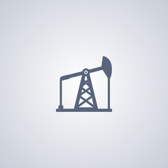 Pumping station icon, Extraction of oil icon