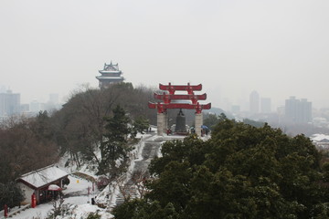 Yellow Crane Temple, Wuhan, Hubei, China