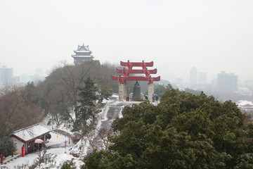 Yellow Crane Temple, Wuhan, Hubei, China