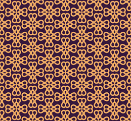 Vector seamless pattern. Modern stylish abstract texture. Repeating geometric linear tiles pattern background