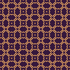 Vector seamless pattern. Modern stylish abstract texture. Repeating geometric linear tiles pattern background