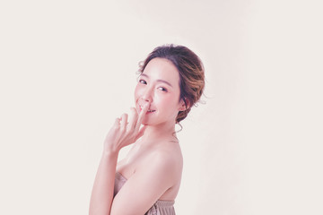 Obraz premium The concept of healthy beautiful woman.