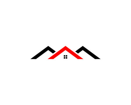 roofing house logo