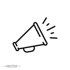 Megaphone icon vector