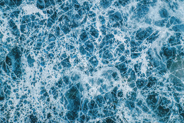 Neon shiny texture. Blue mineral geology background. Futuristic web of cells. Net design backdrop. Ice look freeze pattern.