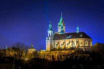Archcathedral of Saint. John the Baptist and Saint. John the Evangelist - the largest church in Lublin, performing the function of the archcathedral church of the Archdiocese of Lublin. © RafalDlugosz