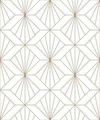 Vector seamless texture. Modern geometric background. Monochrome repeating pattern. Lattice from broken lines.