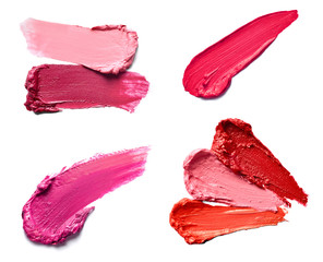 Fototapeta premium lipstick paint color makeup beauty sample