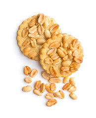 Sweet cookies with peanuts.
