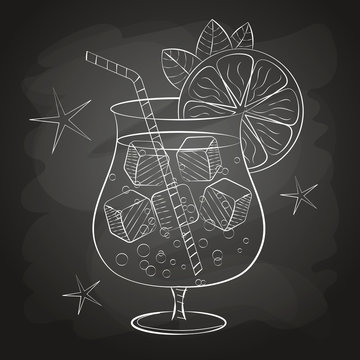 sketch cocktail and alcohol drinks