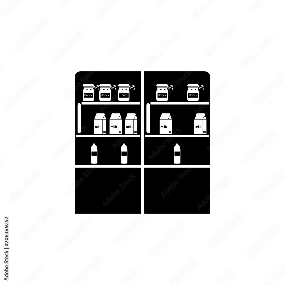 Poster showcase with products icon. element of market icon for mobile concept and web apps. detailed showca
