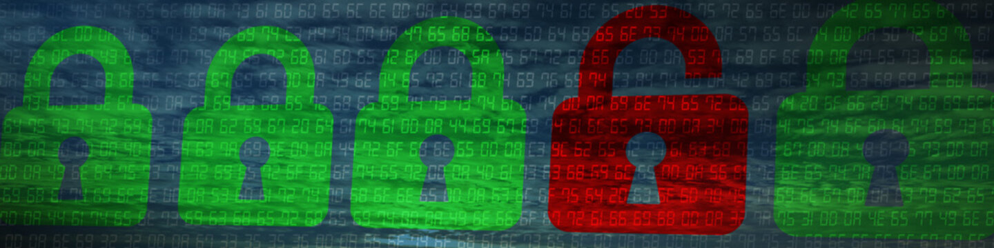 uls11 U-Lock-Sign - deutsch: Datenschutz-Grundverordnung (EU-DSGVO) - Vorh&auml;ngeschloss - english: privacy notices - EU General Data Protection Regulation (GDPR) - hexadecimal code - banner 4to1 g6139