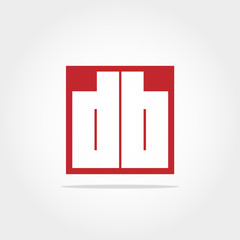 Initial Letter DB Logo Design Template