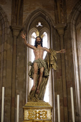 Jesusfigur in einer Kirche in Sevilla, Spanien (Andalusien)