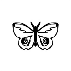 Obraz premium Butterfly icon. Vector Illustration