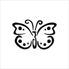 Butterfly icon. Vector Illustration