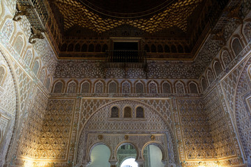 Naklejka premium Königspalast Real Alcazar in Sevilla, Spanien (Andalusien)
