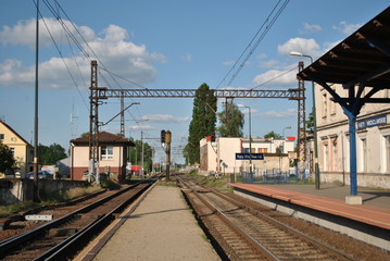 Fototapeta na wymiar Dworzec kolejowy