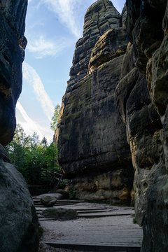 Schrammsteintor Elbsandsteingebirge