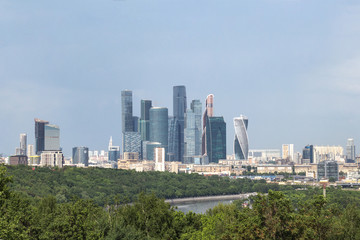 Obraz premium Business Center Moscow-City