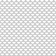 Seamless simple monochrome semicircles pattern.