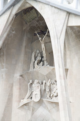 Sculpture sur la Sagrada Familia