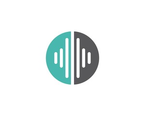 sound wave ilustration vector