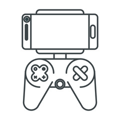 video game control technology vector illustration design