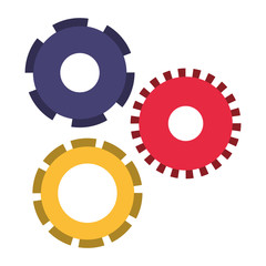 gears machine isolated icon vector illustration design