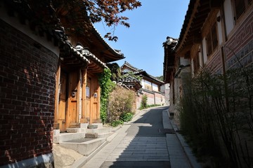 Bukchon Hanok Village in Seoul 
