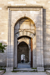 Fototapeta premium Istanbul, Turkey, 21 April 2006: Yavuz Selim Mosque is an Ottoman mosque in the Fatih district of Istanbul.
