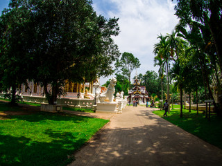 Fototapeta na wymiar Wat Pa Dara Pirom Lanna architecture, Chiang Mai Thailand