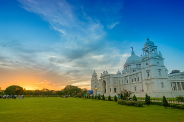 Sunrise at Victoria Memorial, Kolkata