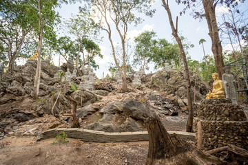 Buddha on a stone platform