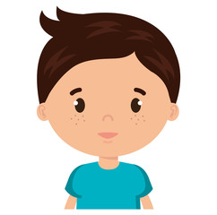 Obraz premium little boy son character vector illustration design