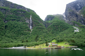 Fototapeta premium フィヨルドクルーズで見た景色