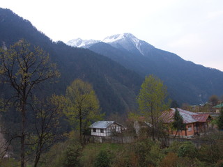 Lachen and Lachung Village ,Sikkim INDIA , 14th APRIL 2013 : a small village on the hill of Himalaya Mountain, Sikkim State, India
