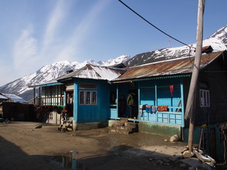 Lachen and Lachung Village ,Sikkim INDIA , 14th APRIL 2013 : a small village on the hill of...