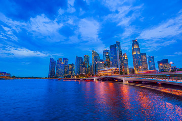 シンガポールの夜景